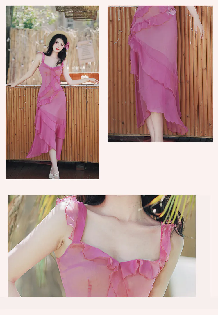 Romantic-Sweet-Princess-Pink-Pleated-Chiffon-Summer-Casual-Dress10