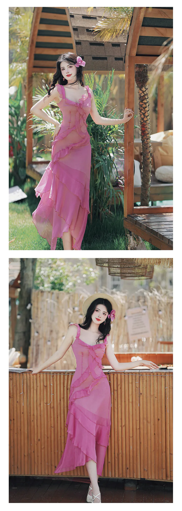 Romantic-Sweet-Princess-Pink-Pleated-Chiffon-Summer-Casual-Dress15