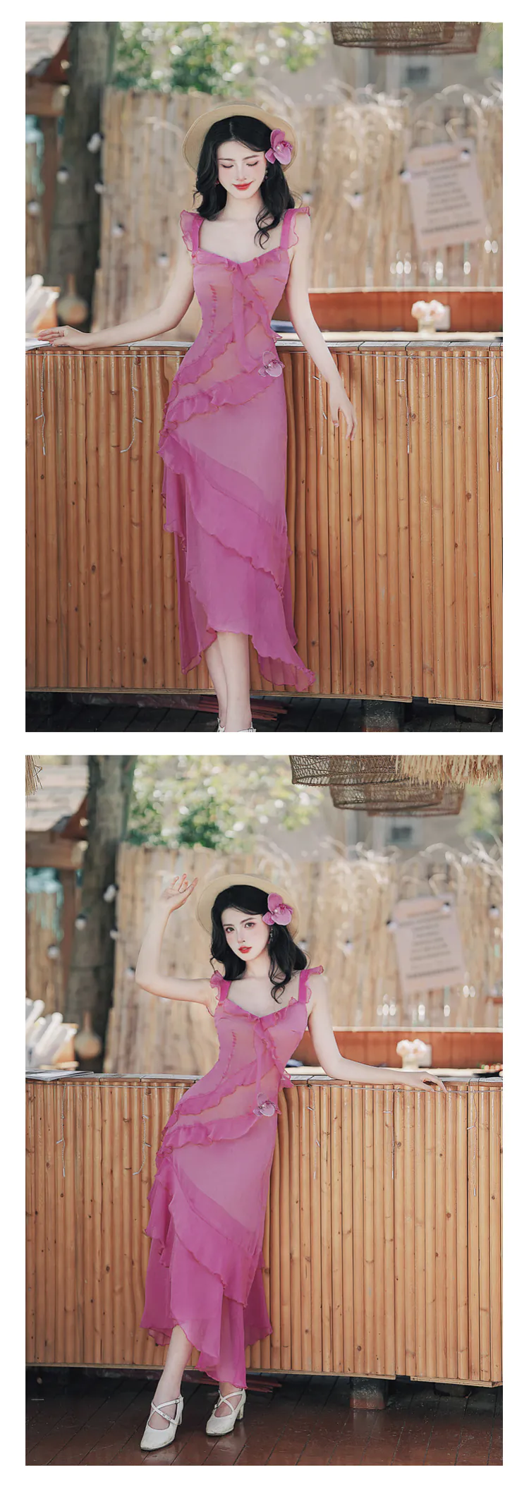 Romantic-Sweet-Princess-Pink-Pleated-Chiffon-Summer-Casual-Dress16