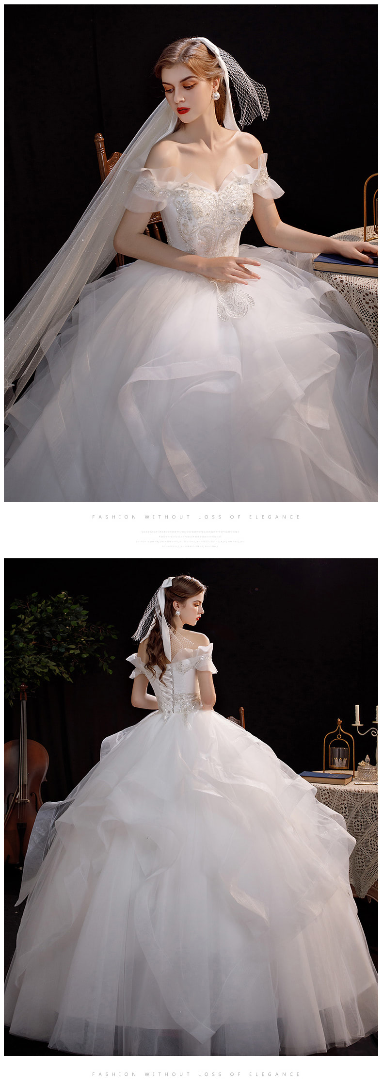 Simple-Off-Shoulder-High-Waist-Lace-White-Wedding-Dress14.jpg