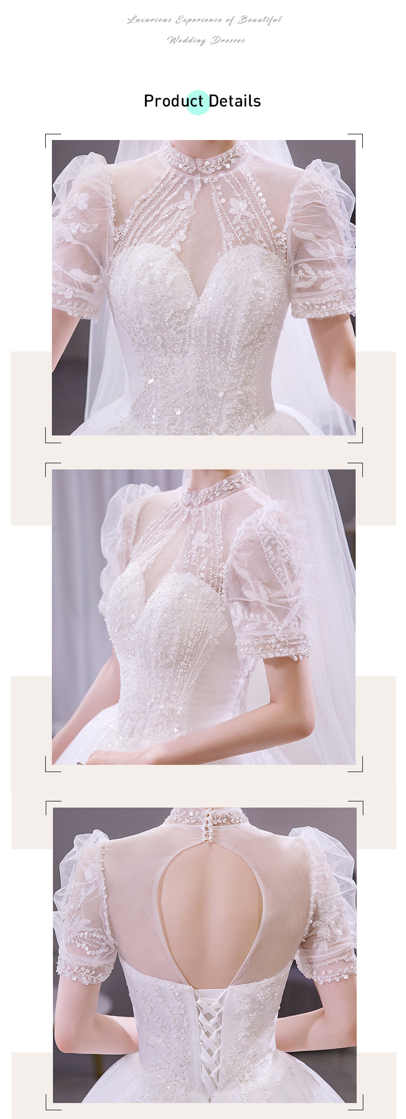 Simple-Romantic-Puff-Sleeve-White-Tulle-Wedding-Bridal-Long-Dress12.jpg