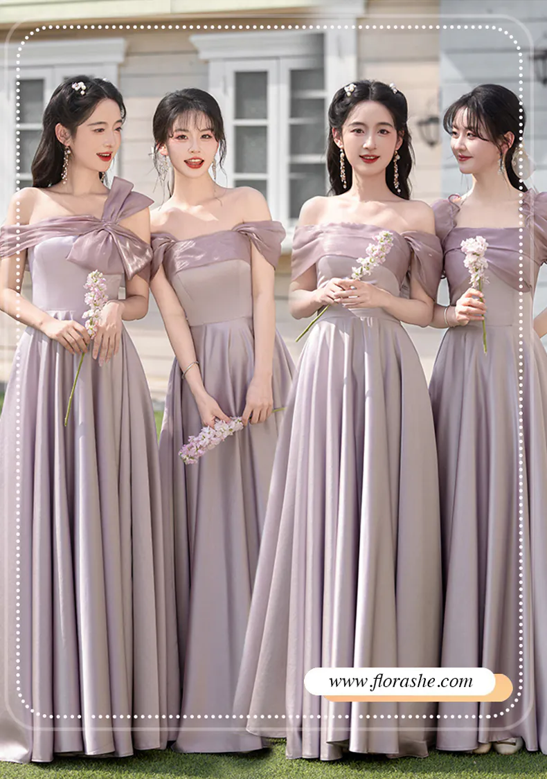 Sweet-A-Line-Light-Purple-Satin-Bridal-Party-Wedding-Guest-Long-Dress11
