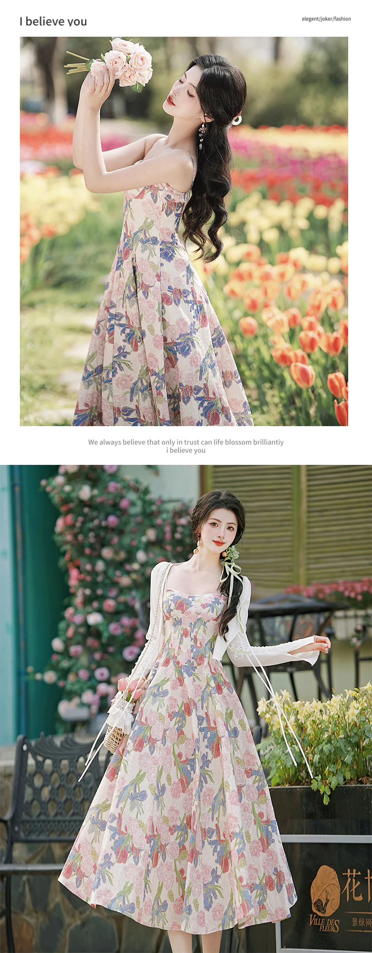 Vintage-Floral-Slip-Sundress-with-Cardigan-Set-Summer-Casual-Outfit13