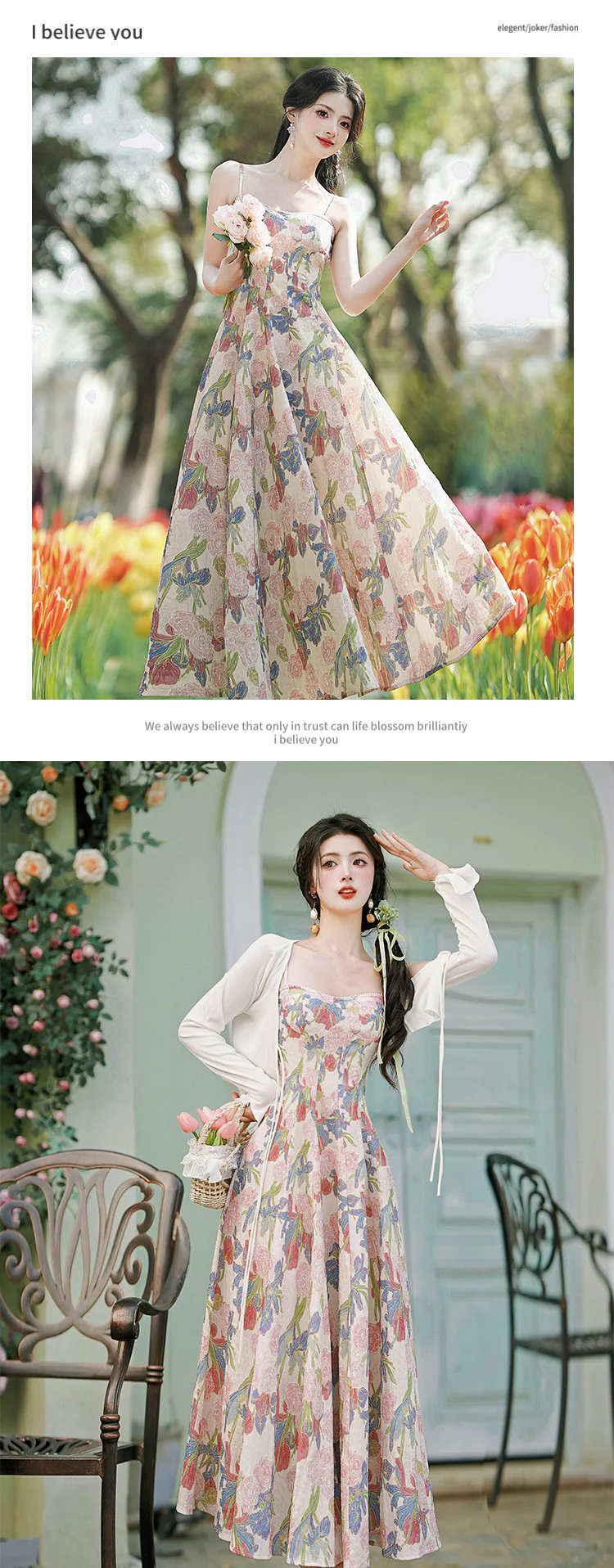 Vintage-Floral-Slip-Sundress-with-Cardigan-Set-Summer-Casual-Outfit16