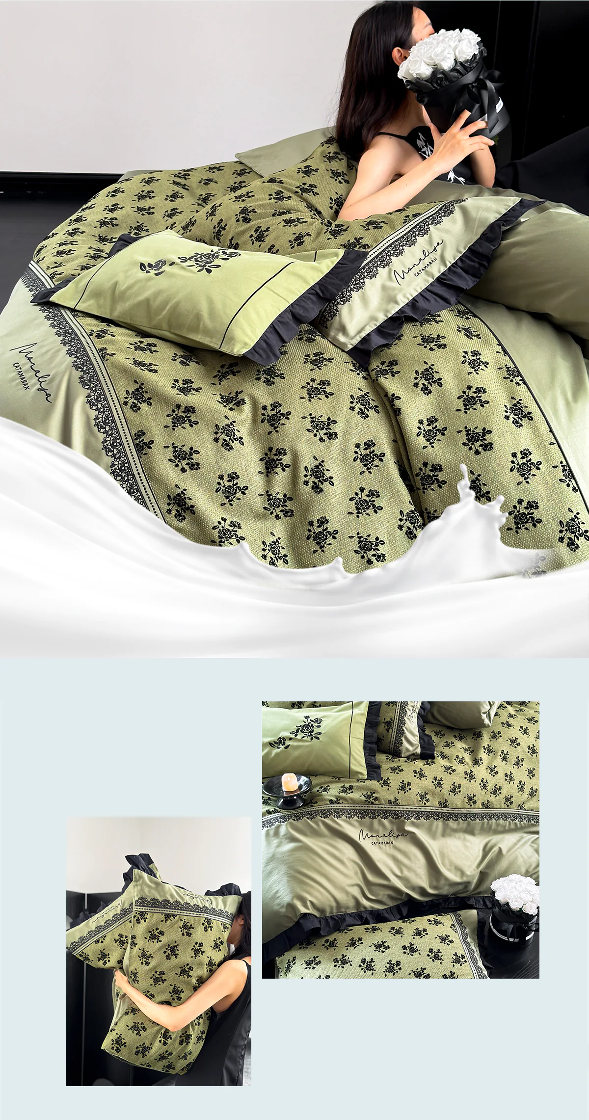 100S-Pure-Cotton-Embroidery-Quilt-Cover-Flat-Sheet-Bedding-Set17