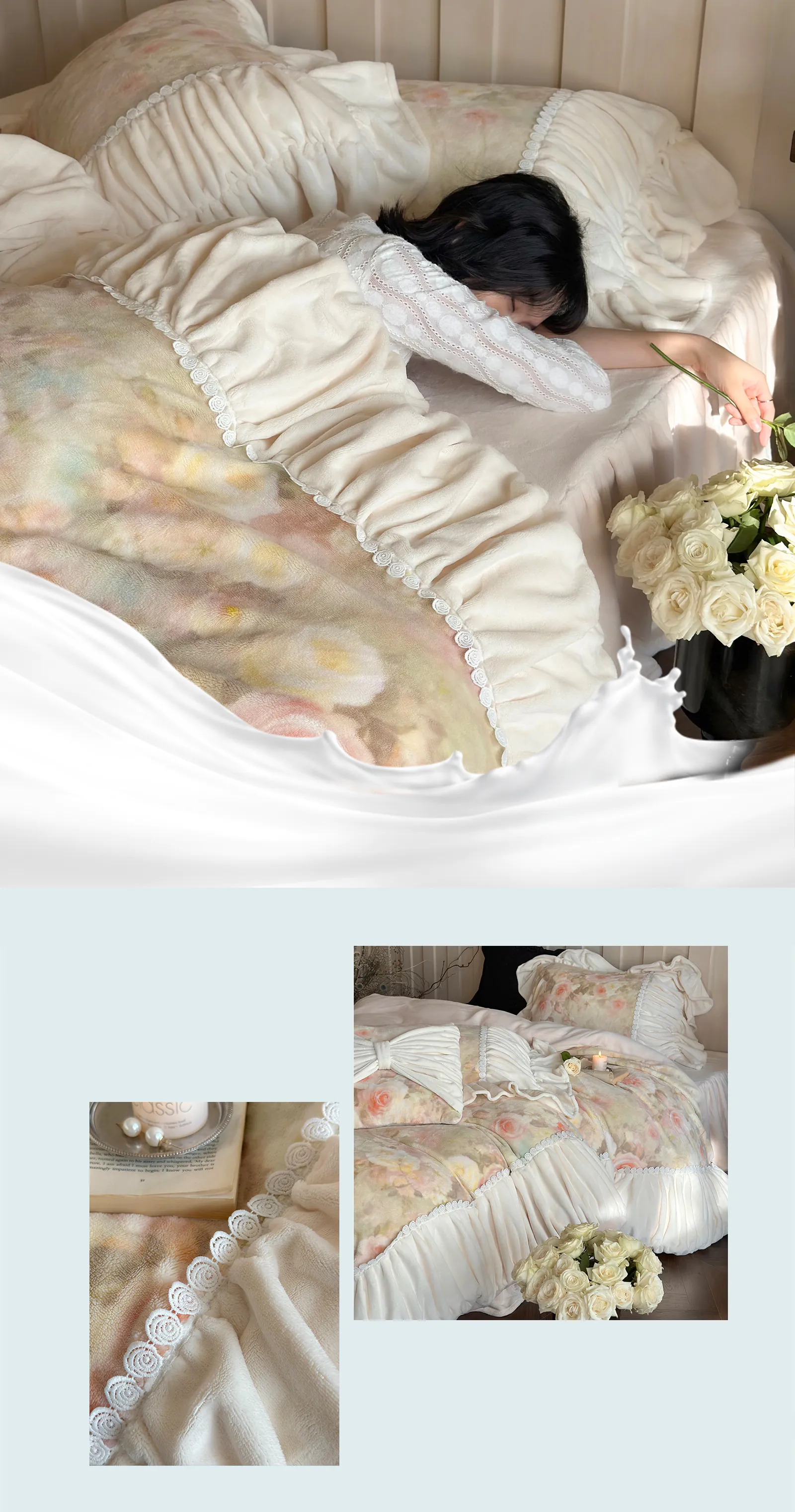 Aesthetic-High-Weight-Milk-Velvet-Floral-Printed-Fleece-Bedding-Set13