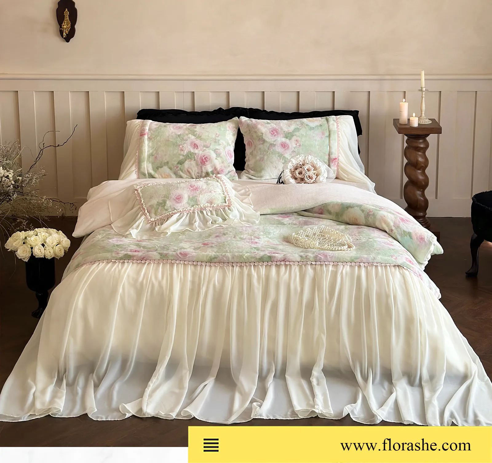 Aesthetic-High-Weight-Milk-Velvet-Floral-Printed-Fleece-Bedding-Set15