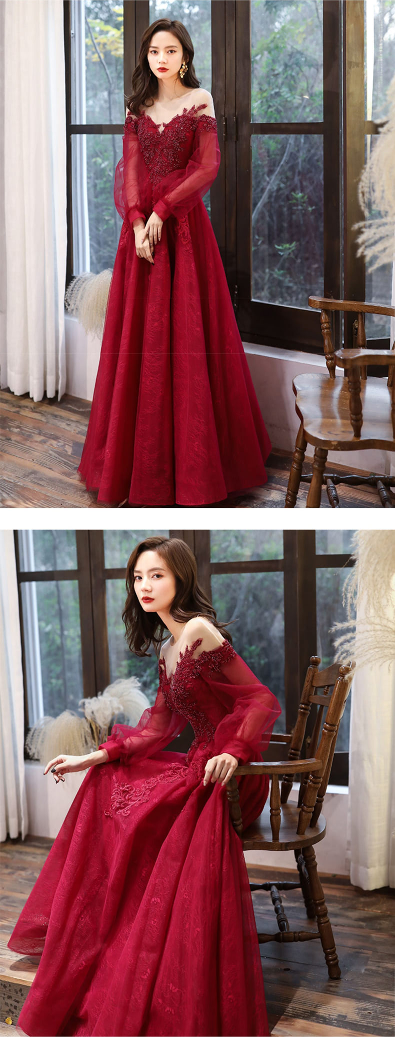 Charming-Wine-Red-Sleeveless-Long-Sleeve-Prom-Evening-Dress14
