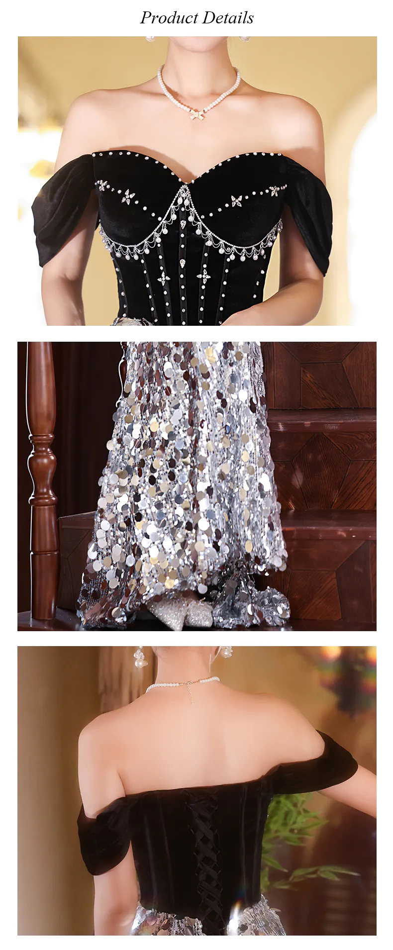 Glamorous-Sparkling-Silver-Sequin-Off-Shoulder-Mermaid-Cocktail-Formal-Dress17