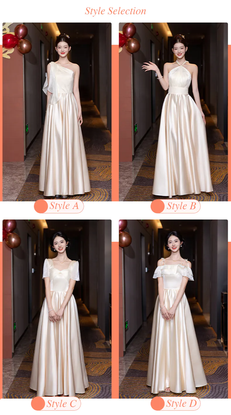 Modern-Champagne-Satin-Bridesmaid-Dress-City-Hall-Wedding-Guest-Gown09