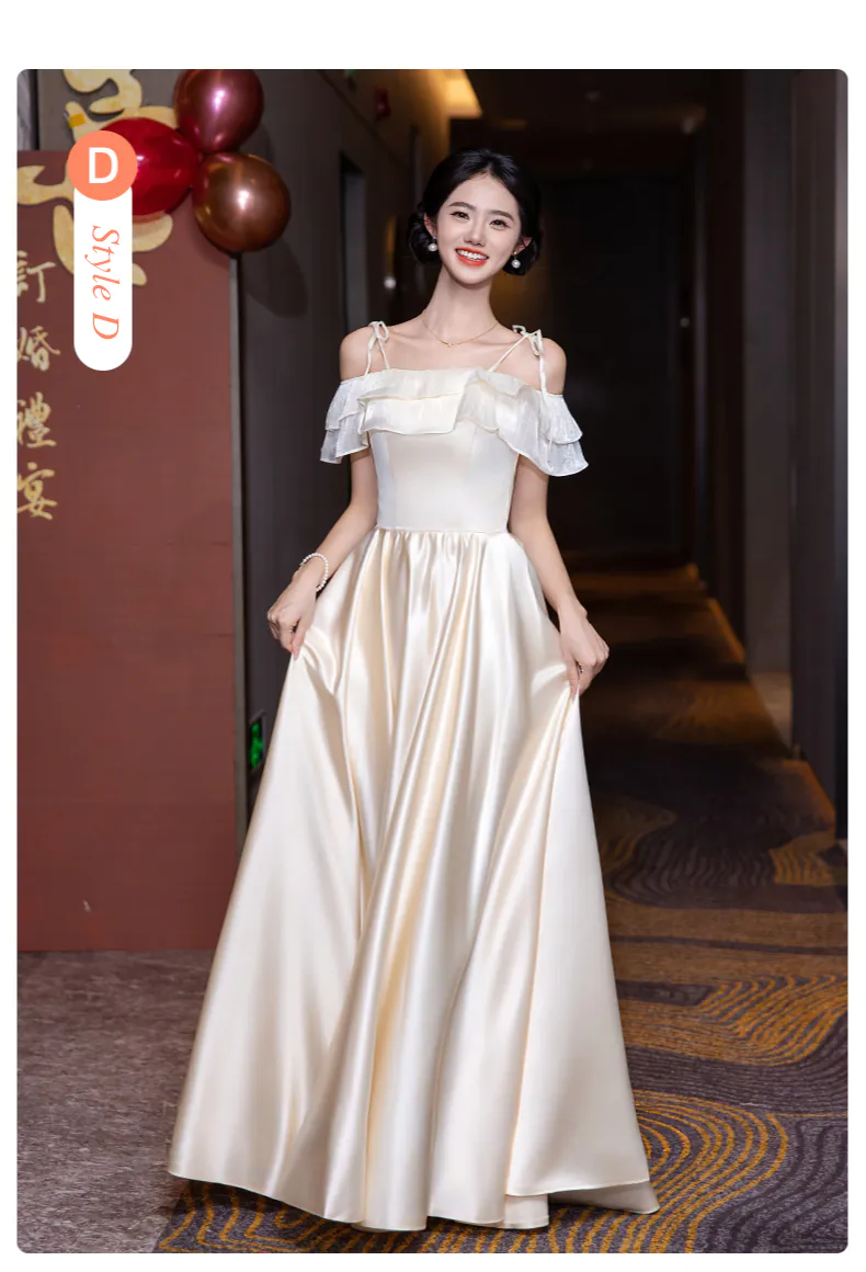 Modern-Champagne-Satin-Bridesmaid-Dress-City-Hall-Wedding-Guest-Gown20