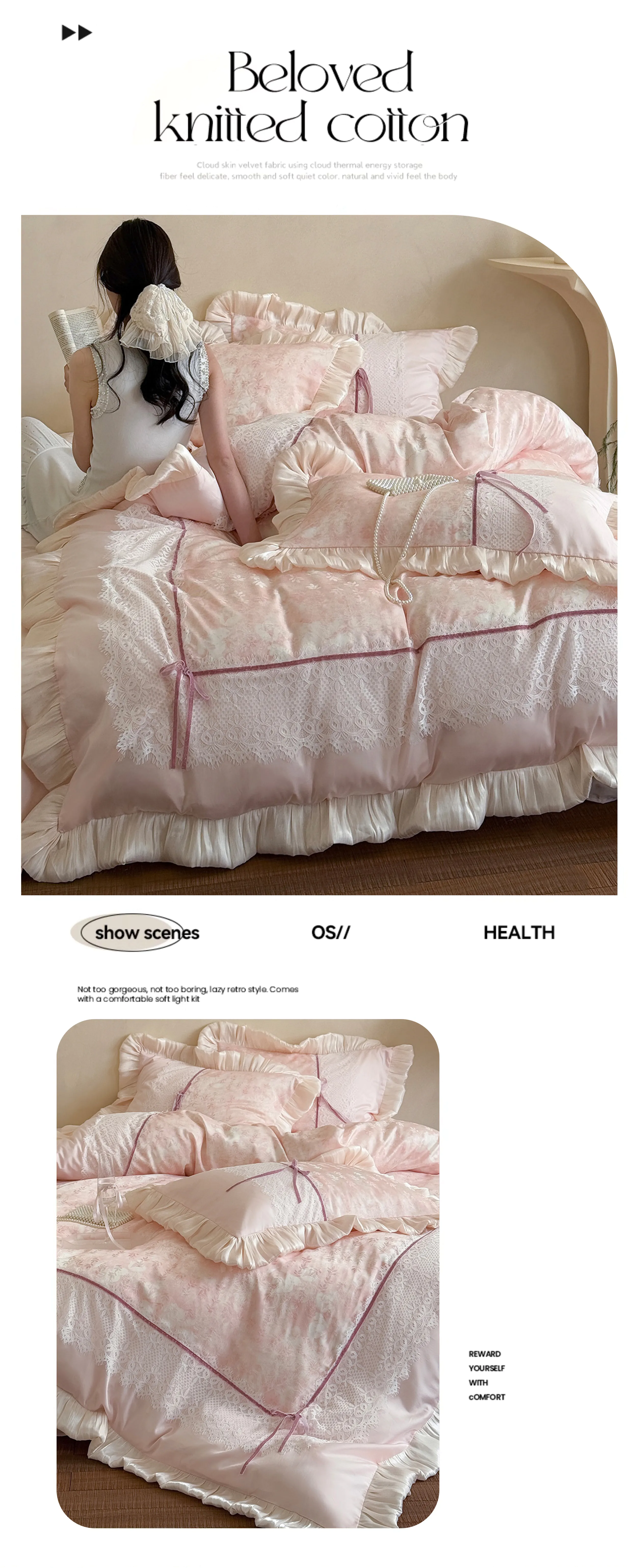 Soft-Princess-Ink-Wash-Floral-Ruffle-Lace-Edge-Duvet-Cover-4-Piece-Set09