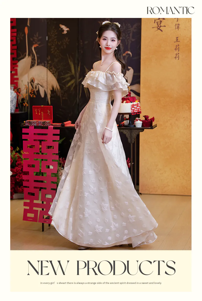 Sweet-A-Line-Princess-Style-Champagne-Bridesmaid-Dress-Evening-Gown17