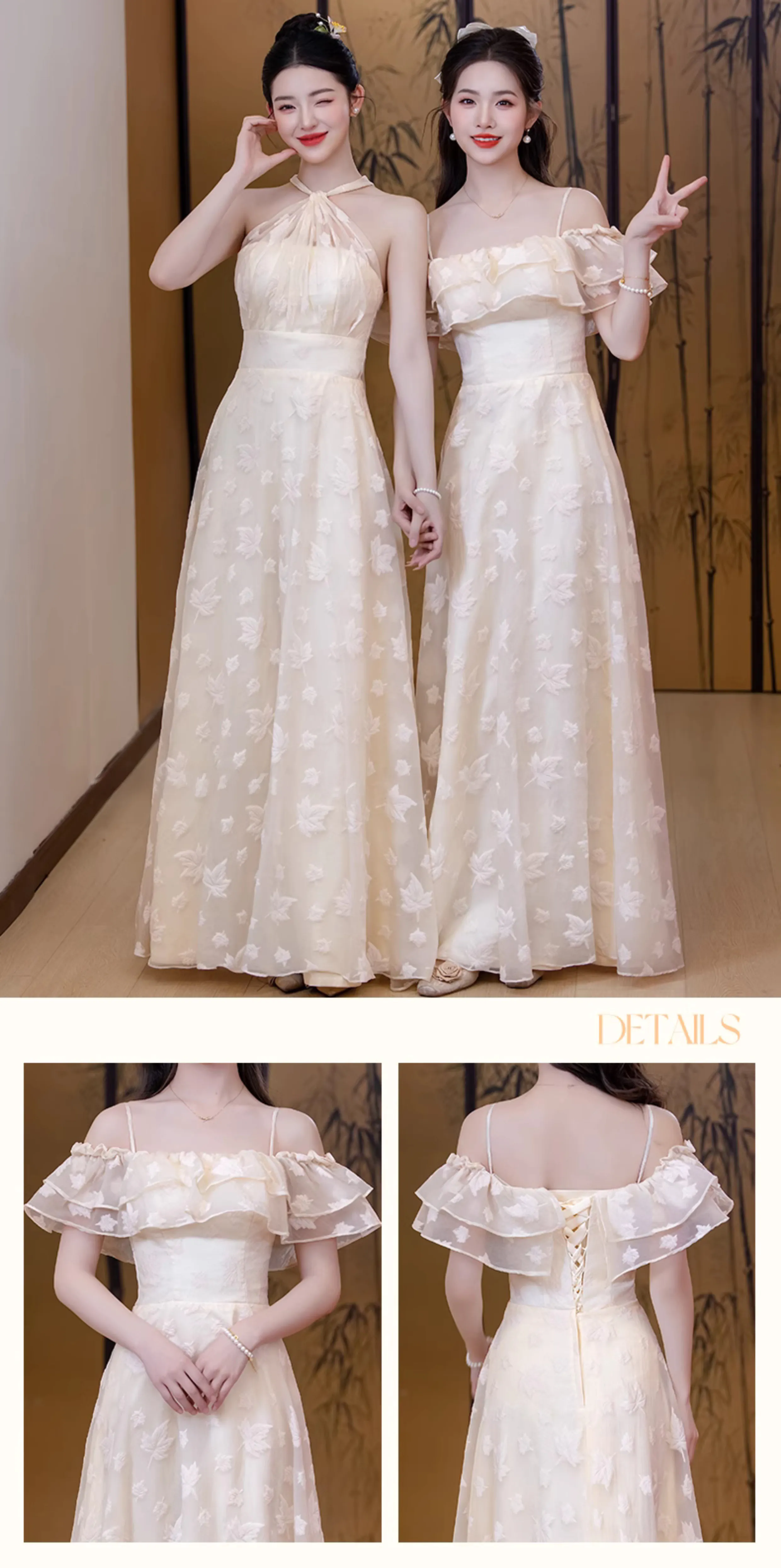 Sweet-A-Line-Princess-Style-Champagne-Bridesmaid-Dress-Evening-Gown18