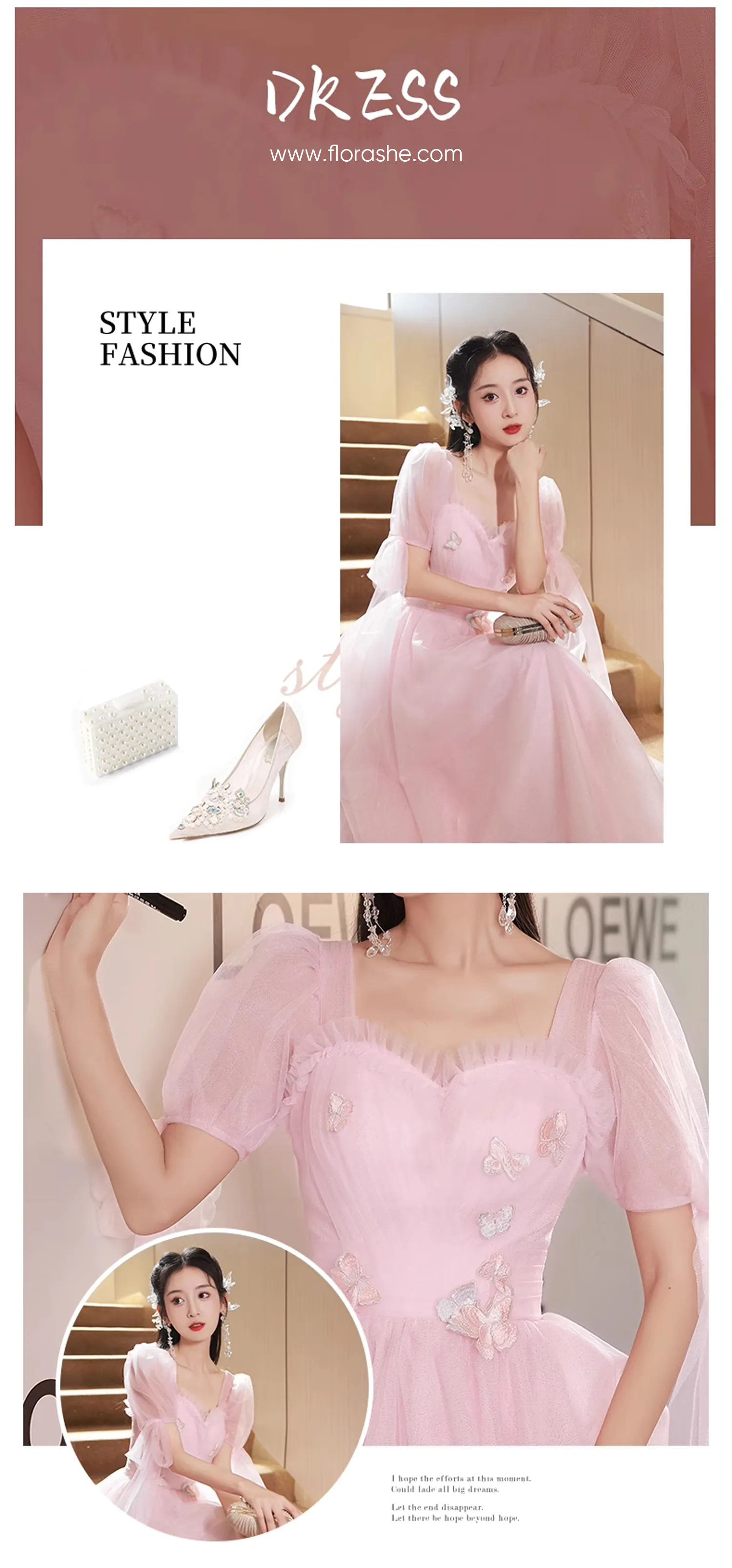Sweet-Charming-Pink-Tulle-Short-Sleeve-Cocktail-Party-Evening-Dress07