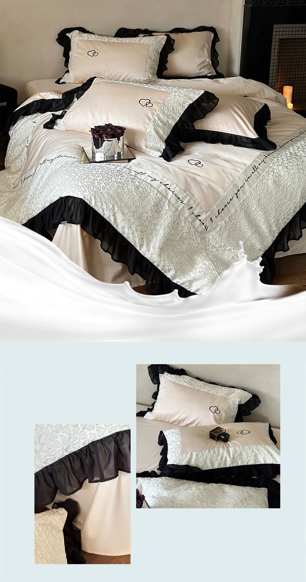 Sweet-Double-Strand-Australian-Cotton-Quilt-Cover-Bedding-4-Pcs-Set23
