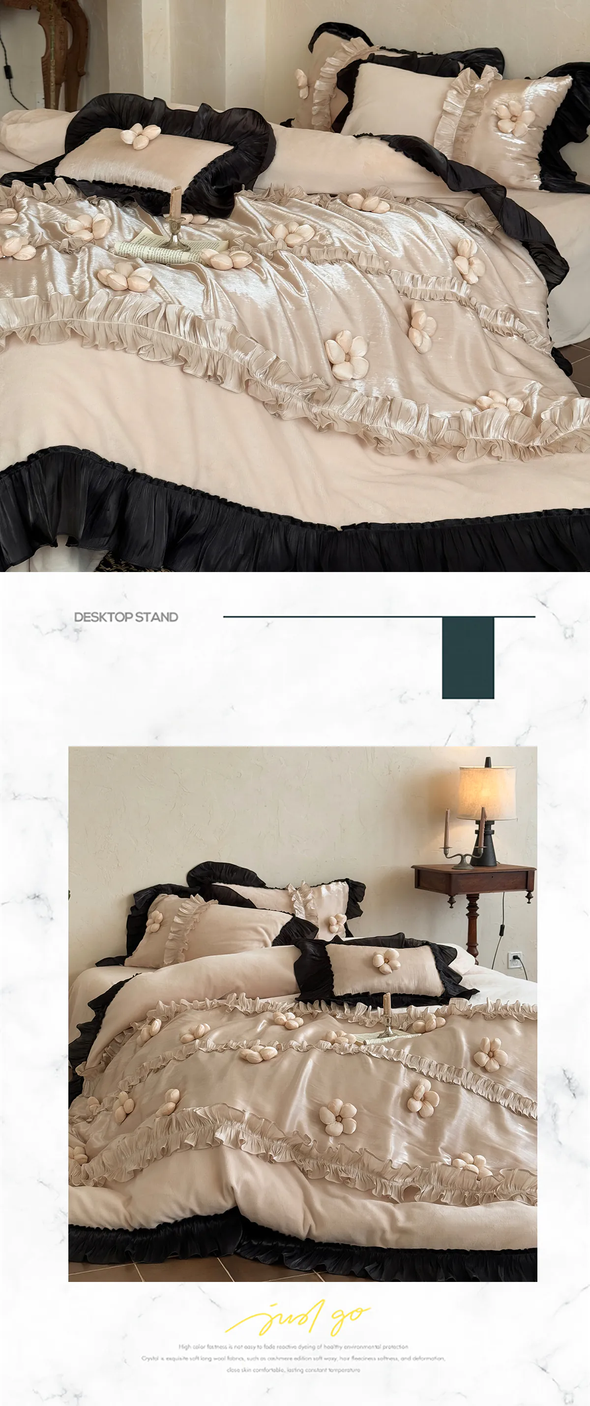 Vintage-Ballet-Plush-Milk-Velvet-Ruffle-Edge-3D-Floral-Boudoir-Bedding-Set13