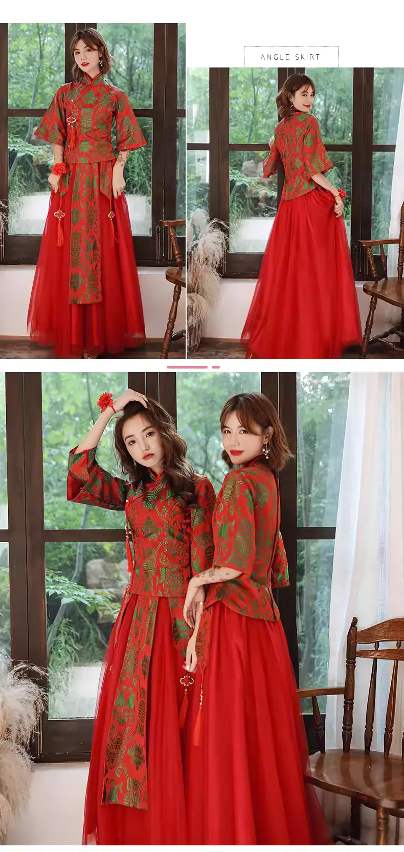 Vintage-Chinese-Style-Red-Bridesmaid-Dress-Party-Formal-Gown-for-Ladies14