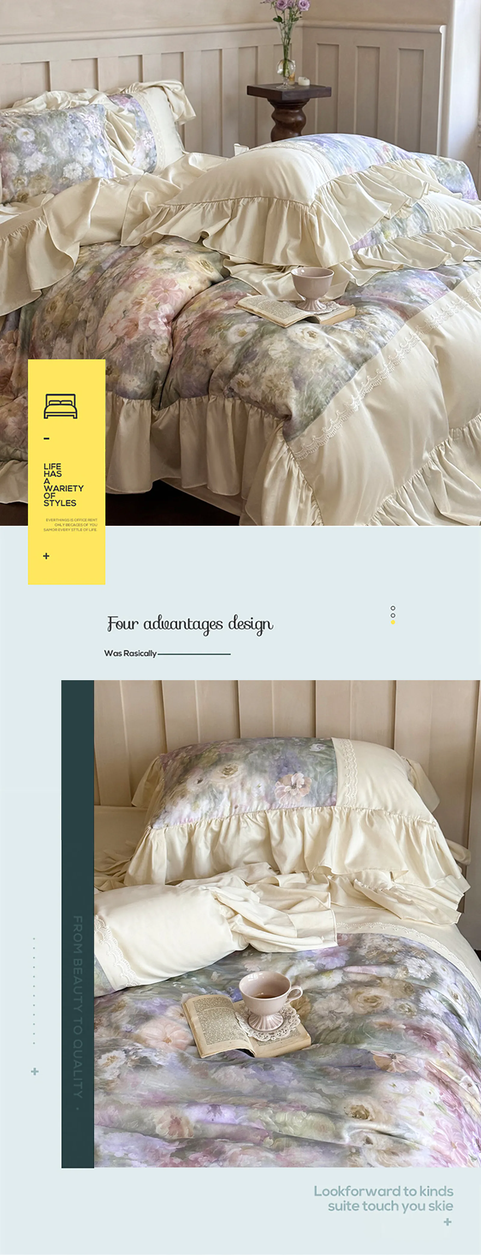 Vintage-Oil-Painting-Tencel-Brushed-Cotton-Ruffle-Duvet-Cover-Set11