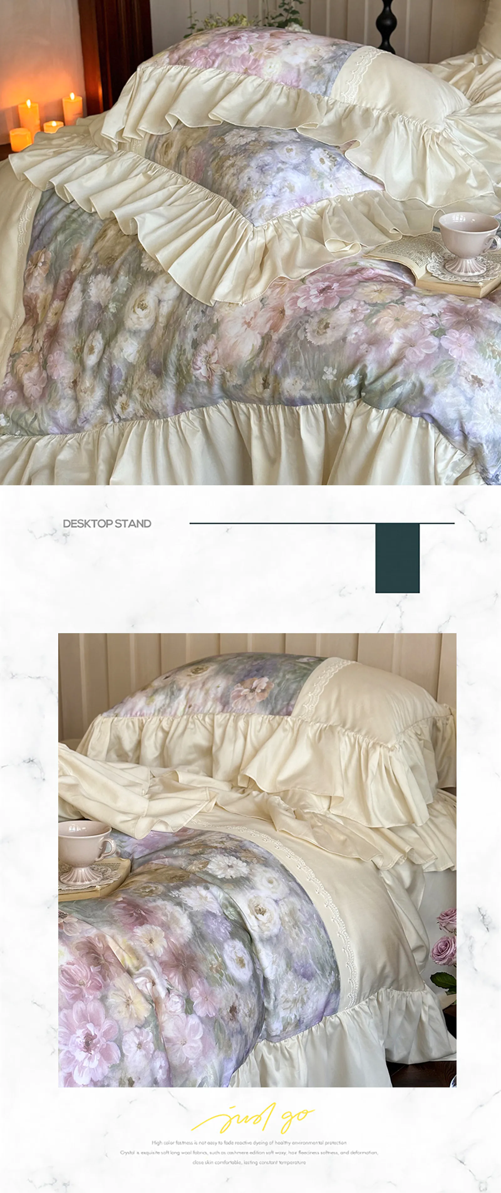Vintage-Oil-Painting-Tencel-Brushed-Cotton-Ruffle-Duvet-Cover-Set13