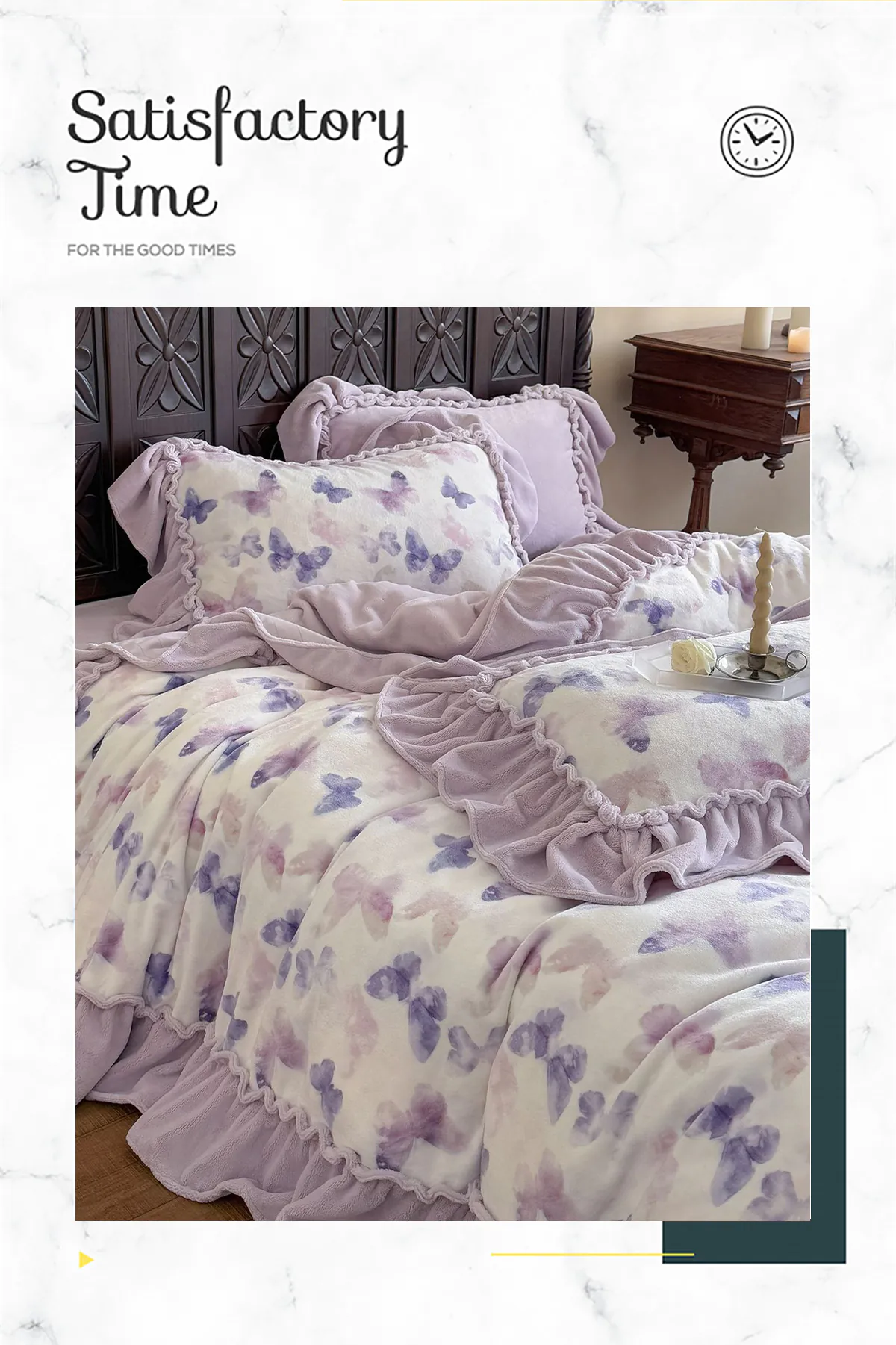 260g-Matte-Milk-Velvet-Digital-Print-Oil-Painting-Style-Butterfly-Bedding-4-Pcs-Set08