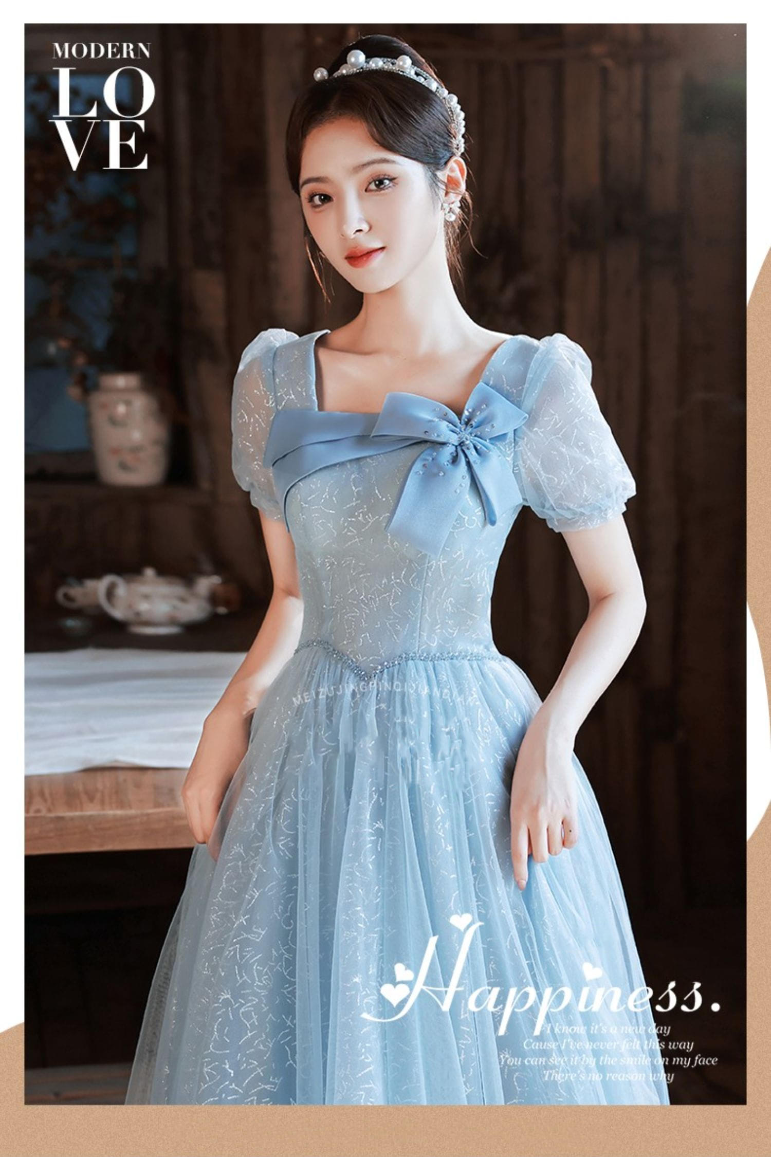 A-Line-Blue-Evening-Prom-Dress-with-Bowknot-Chic-Formal-Attire