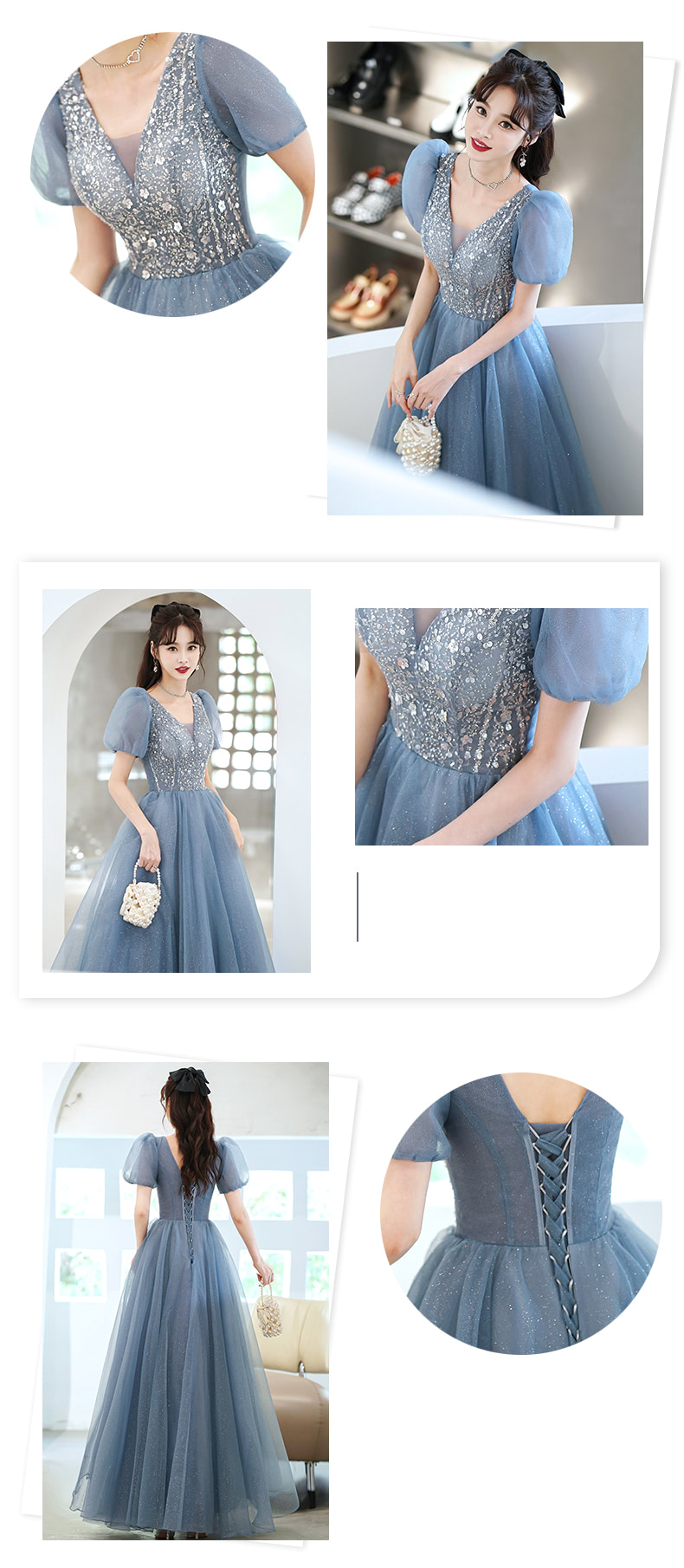 A-Line-Blue-Tulle-Short-Sleeve-Prom-Party-Formal-Evening-Dress12.jpg