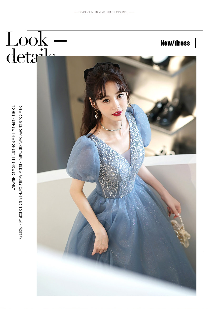 A-Line-Blue-Tulle-Short-Sleeve-Prom-Party-Formal-Evening-Dress13.jpg