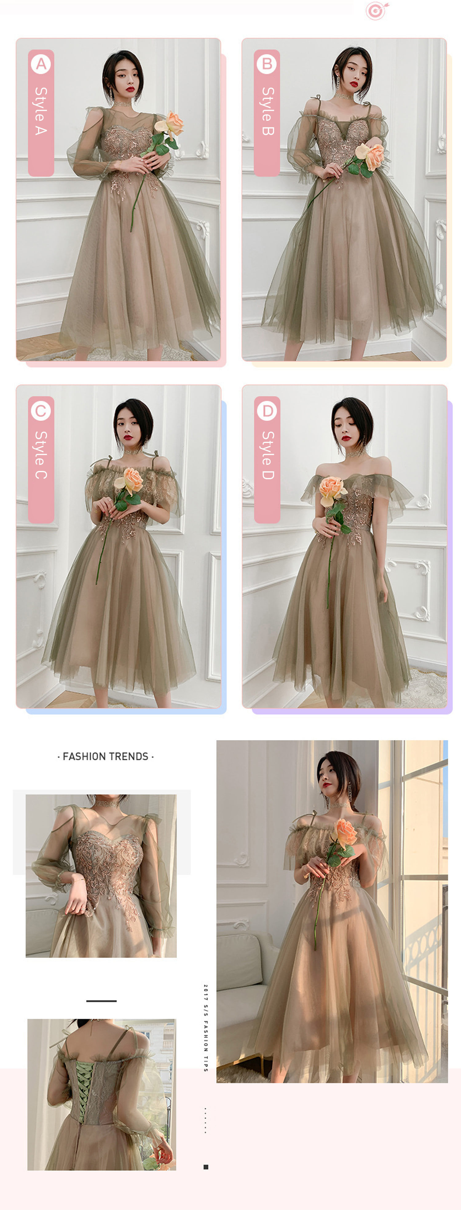Avocado-Green-Mid-Length-Dress-for-Cocktail-Wedding-Bridesmaid-Party12