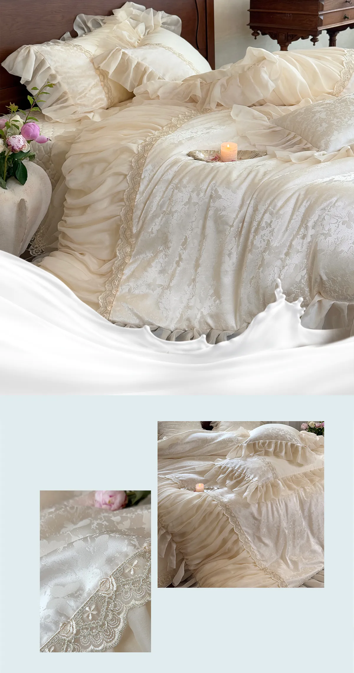 Charming-Soft-Pure-Cotton-Butterfly-Jacquard-Quilt-Duvet-Cover-Bedding-Set11