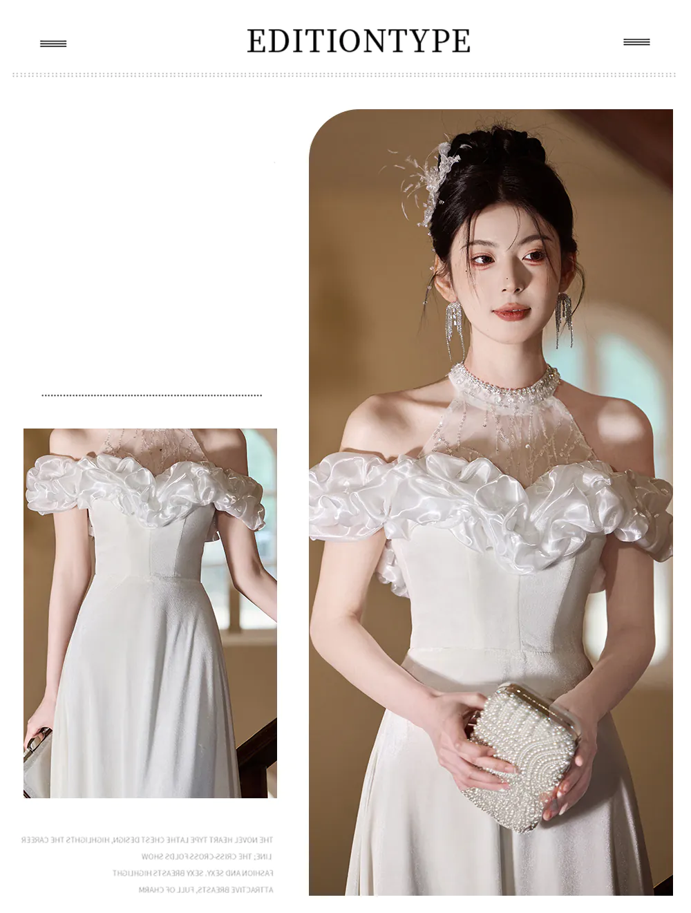 Classic-Off-Shoulder-Sweetheart-Ruffle-Neckline-Ivory-Evening-Formal-Dress09