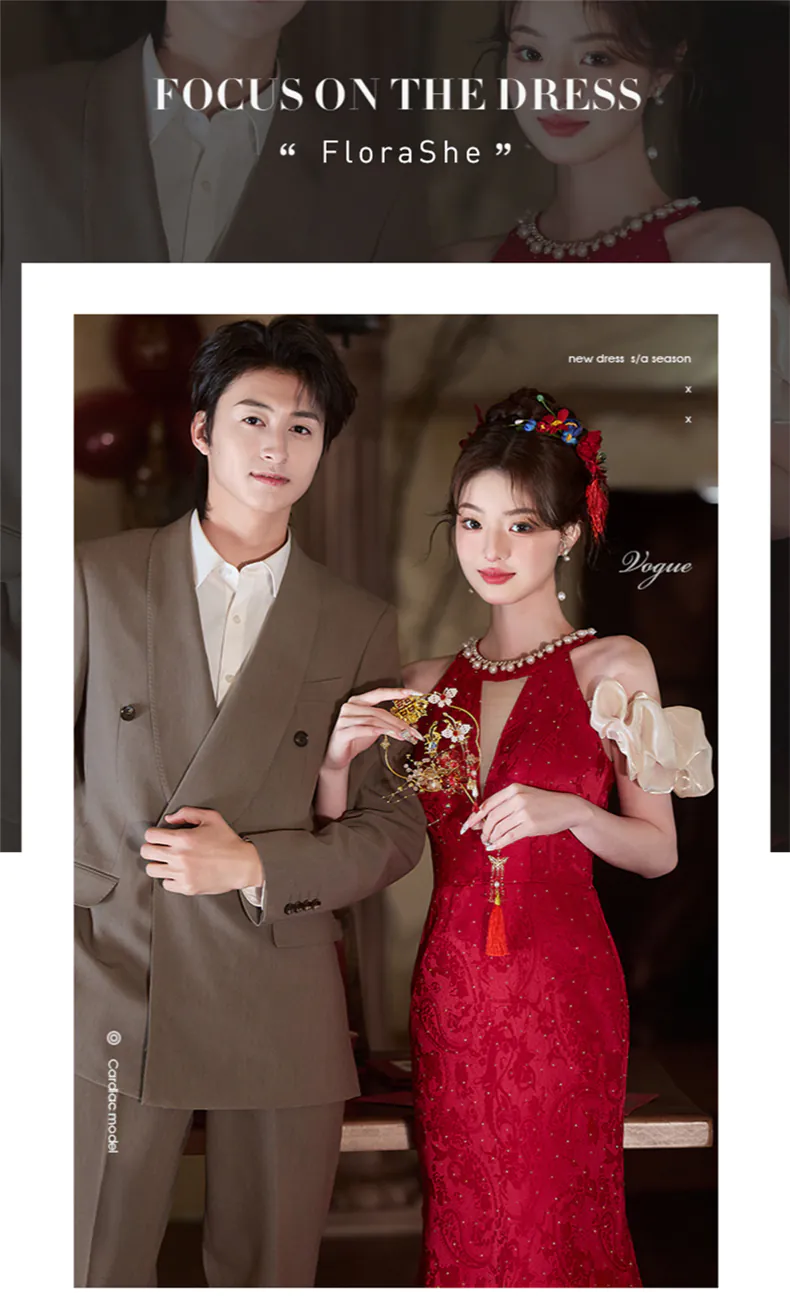 sachin and babi light blue dress She crossed the street just to tell me this. , Wearing the LANA crystal  halter dress in wine red. , This beautiful midi dress is embellished with  thousands of wine red high-shine crystals that dazzle
