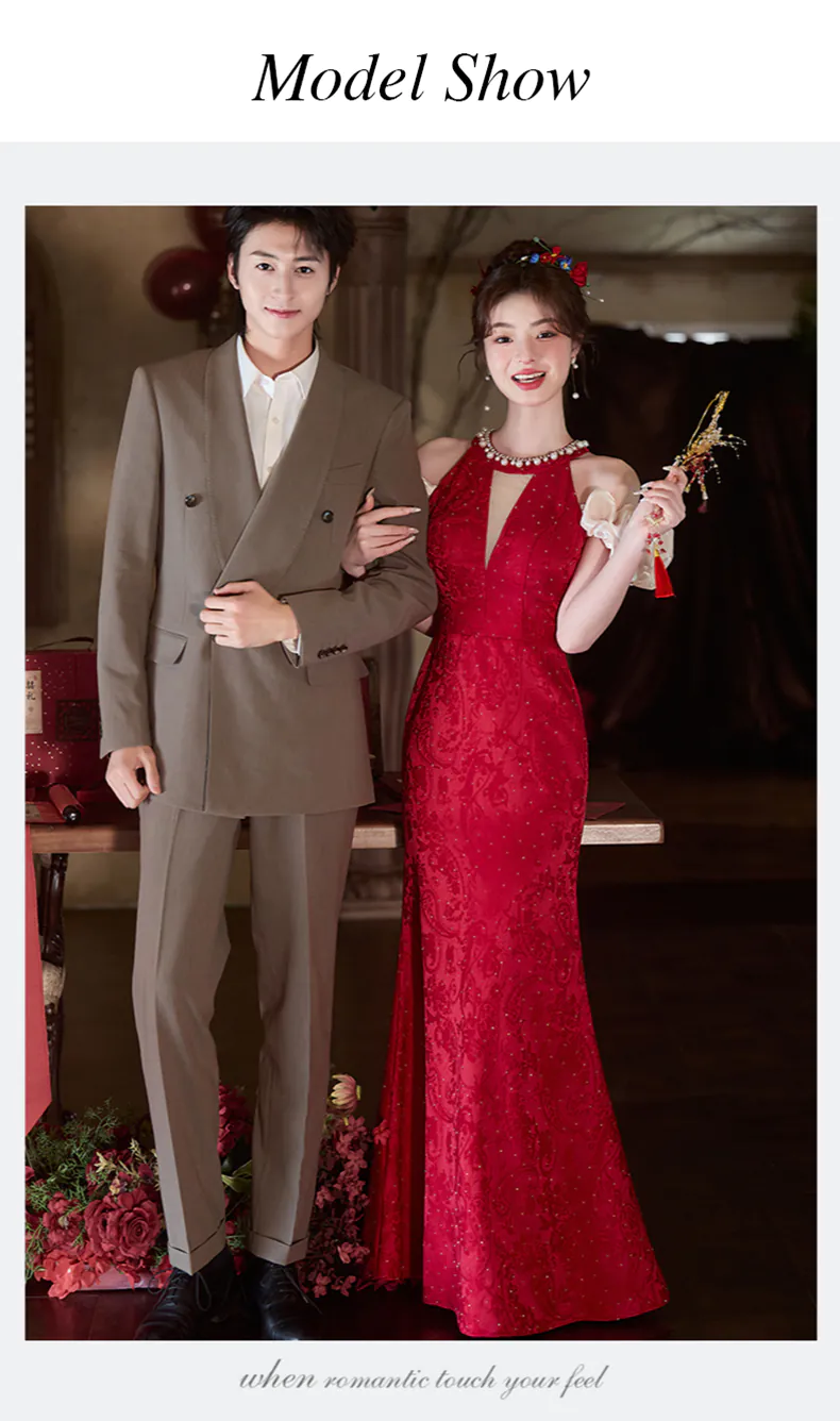 Classy-Wine-Red-Halter-Neck-Mermaid-Evening-Dress-Fishtail-Party-Gown10