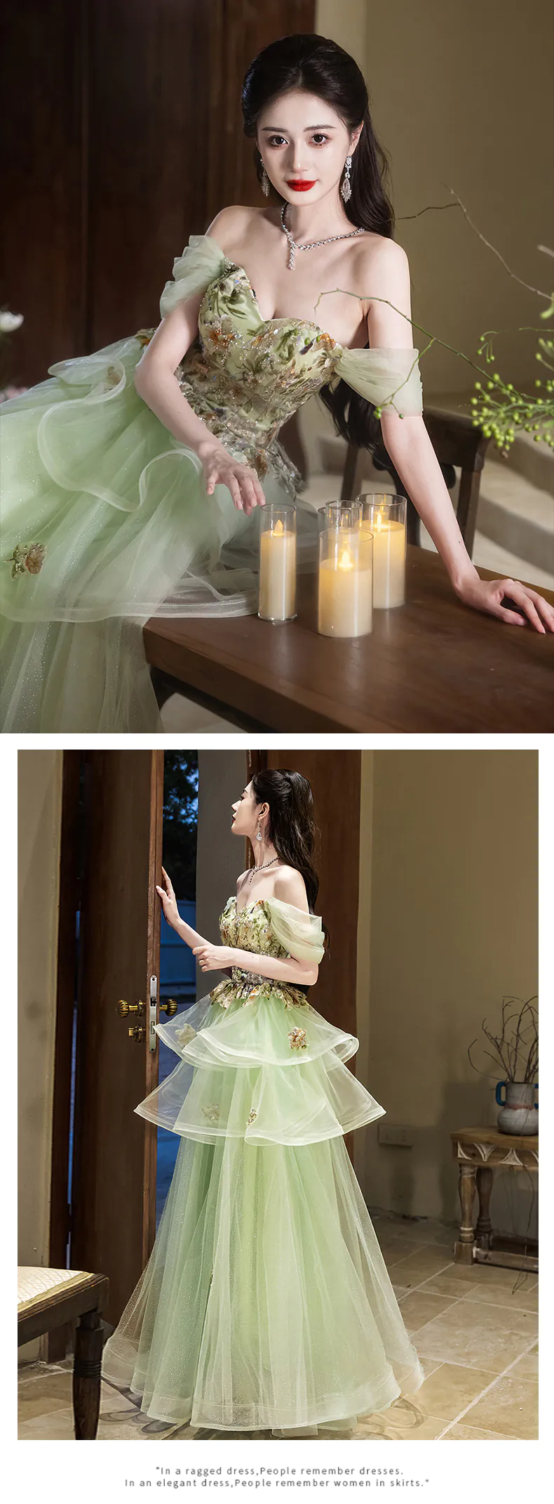 Elegant-Off-Shoulder-Mint-Green-Floral-Embroidery-Tulle-Evening-Dress14