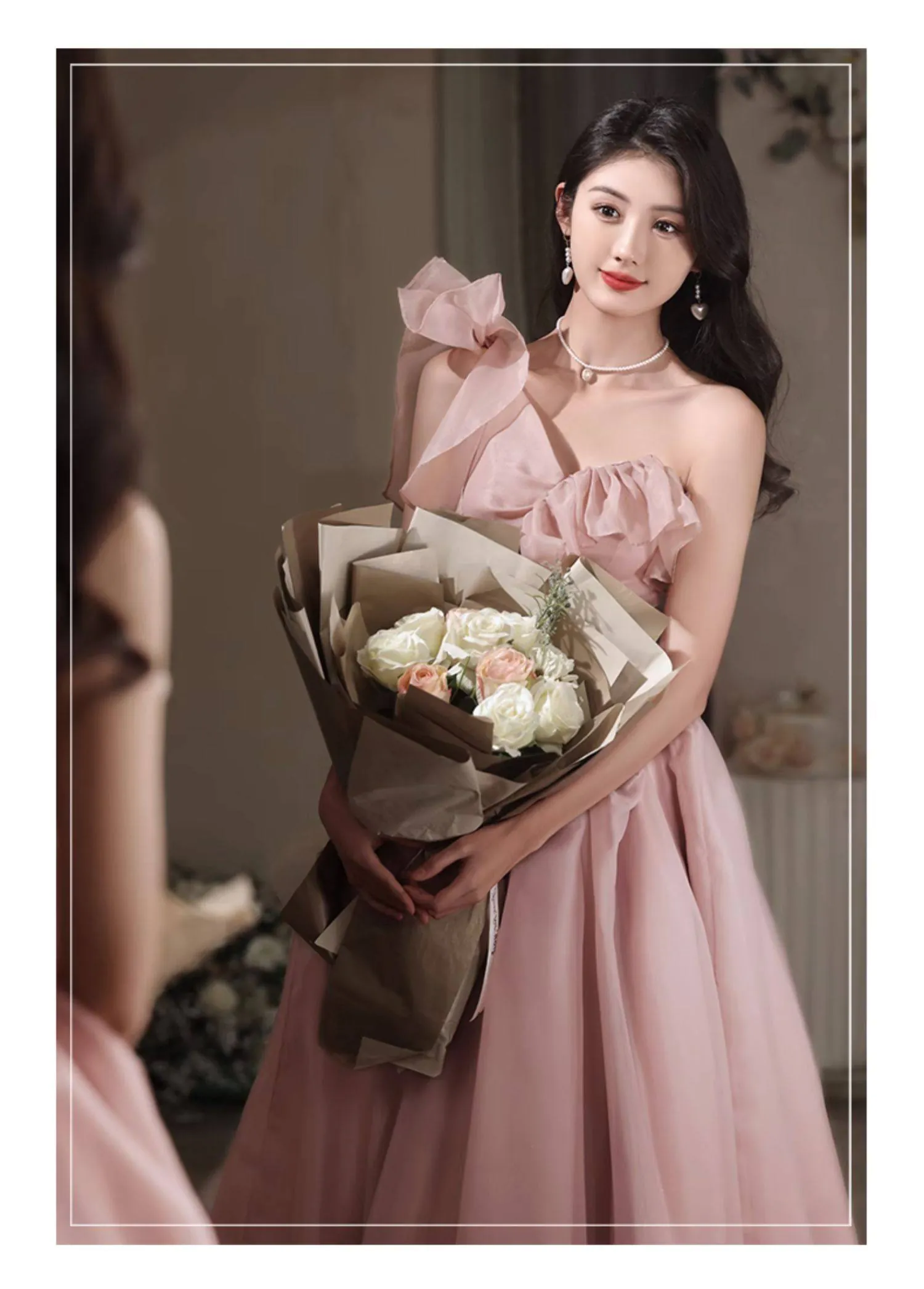 Ethereal-A-Line-Dusty-Pink-One-Shoulder-Matte-Organza-Formal-Prom-Dress14