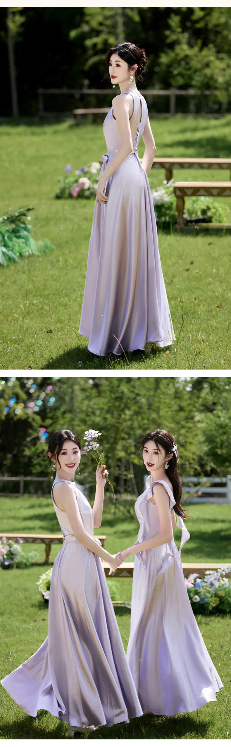 Light-Purple-Satin-Bridesmaid-Dress-Quinceanera-Casual-Cocktail-Gown17