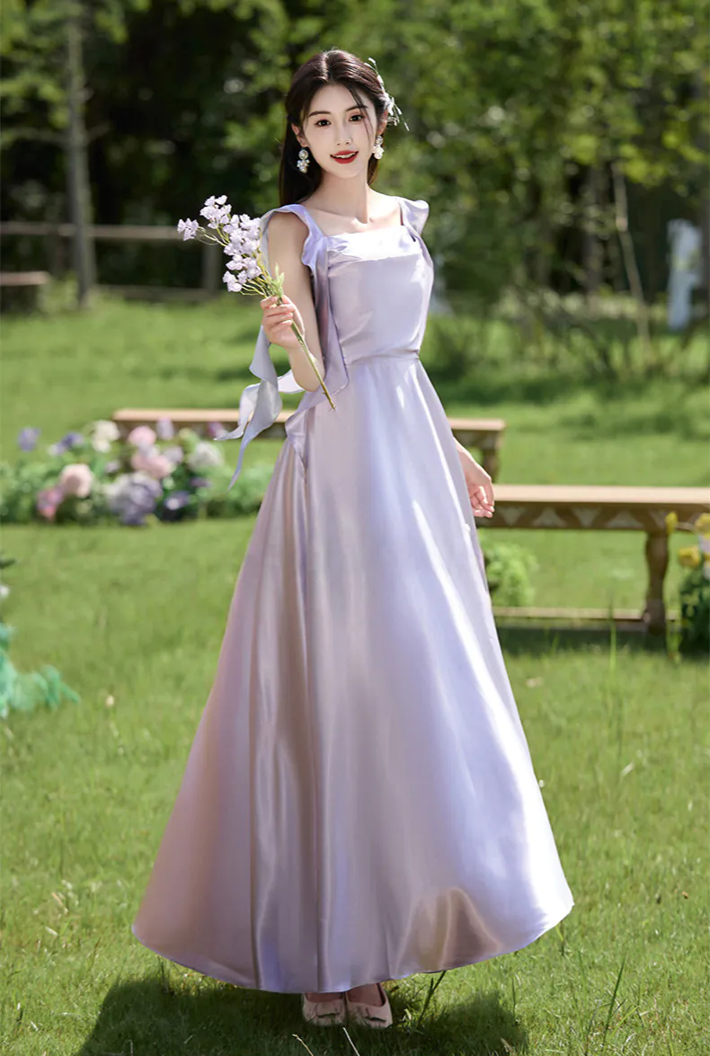 Light-Purple-Satin-Bridesmaid-Dress-Quinceanera-Casual-Cocktail-Gown19