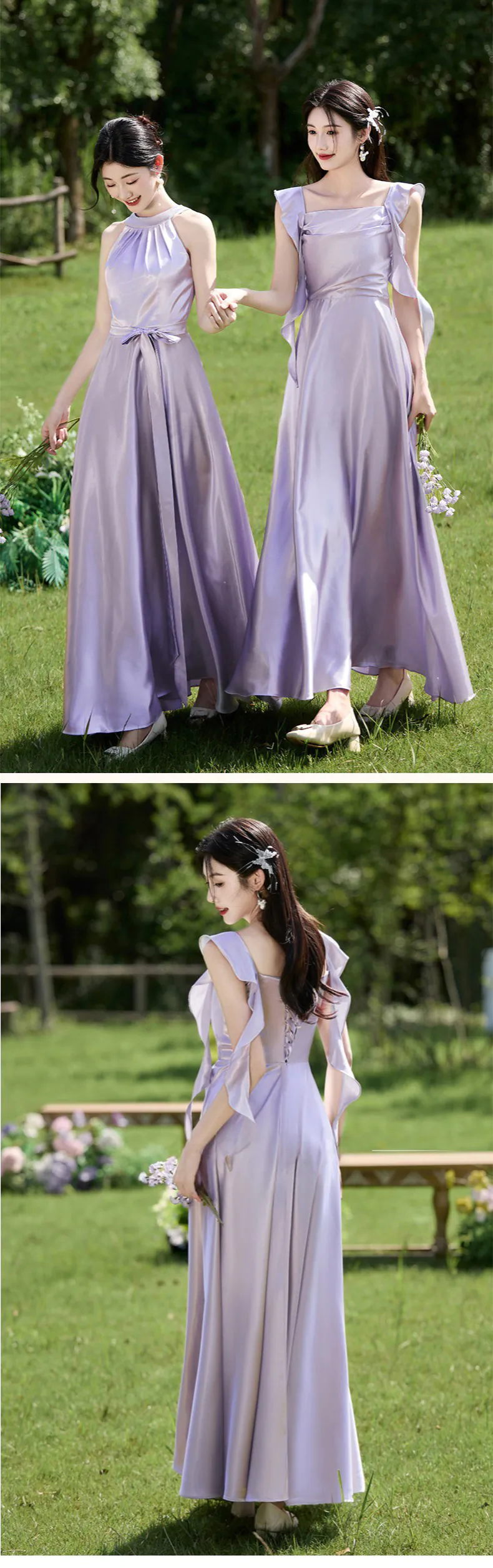 Light-Purple-Satin-Bridesmaid-Dress-Quinceanera-Casual-Cocktail-Gown21