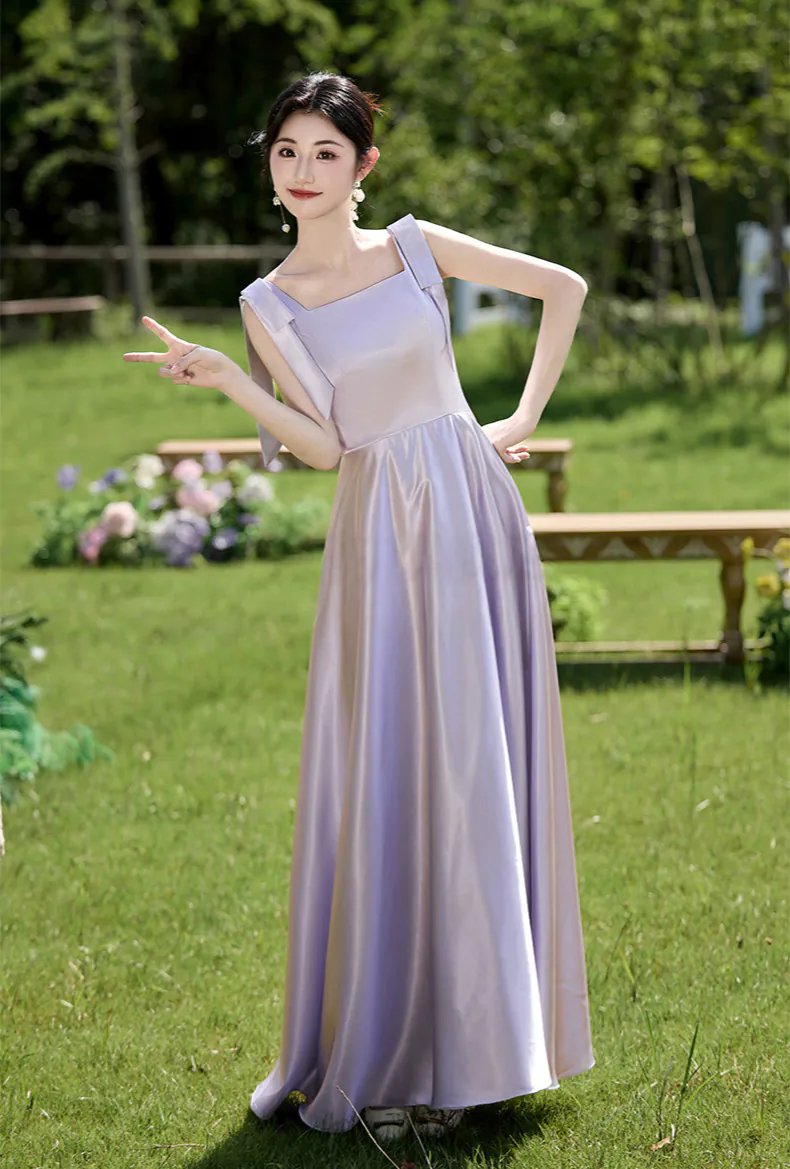 Light-Purple-Satin-Bridesmaid-Dress-Quinceanera-Casual-Cocktail-Gown23