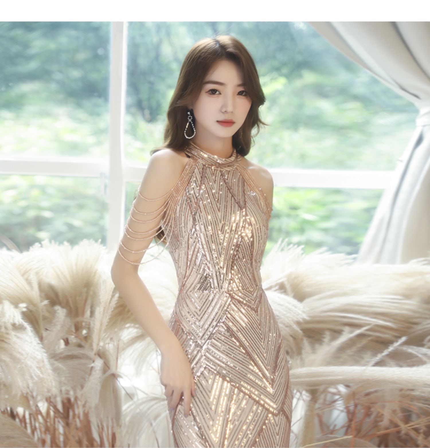 Luxury-Slim-Fit-Fishtail-Champagne-Banquet-Evening-Formal-Maxi-Dress11