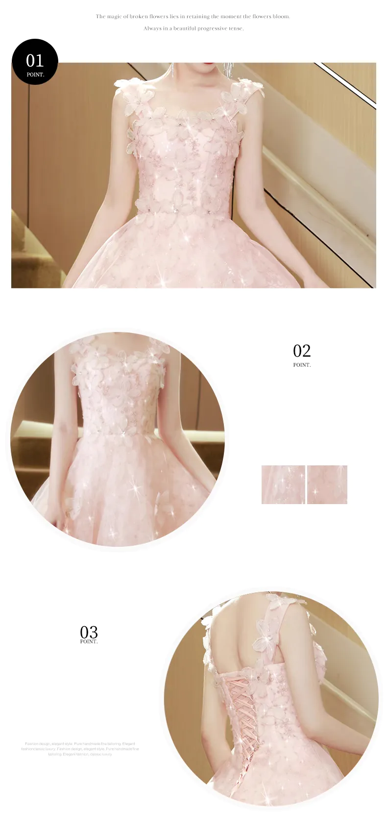 Romantic-Pink-Floral-Wedding-Toast-Graduation-Party-Dress-Evening-Gown08