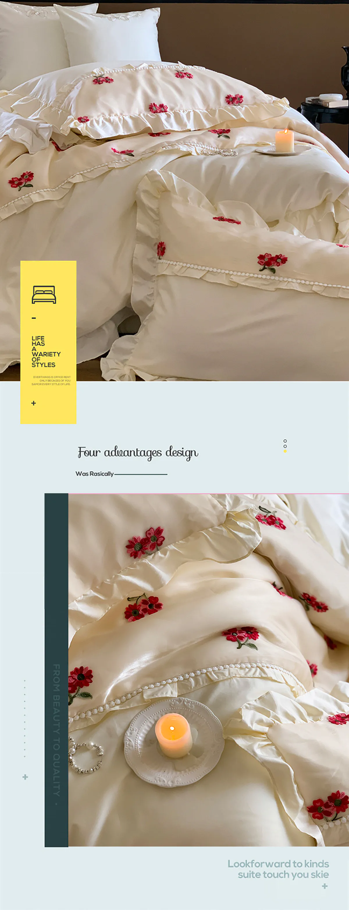 Ruffle-Princess-Long-Staple-Cotton-Quilt-Cover-Bedding-4-Piece-Set11