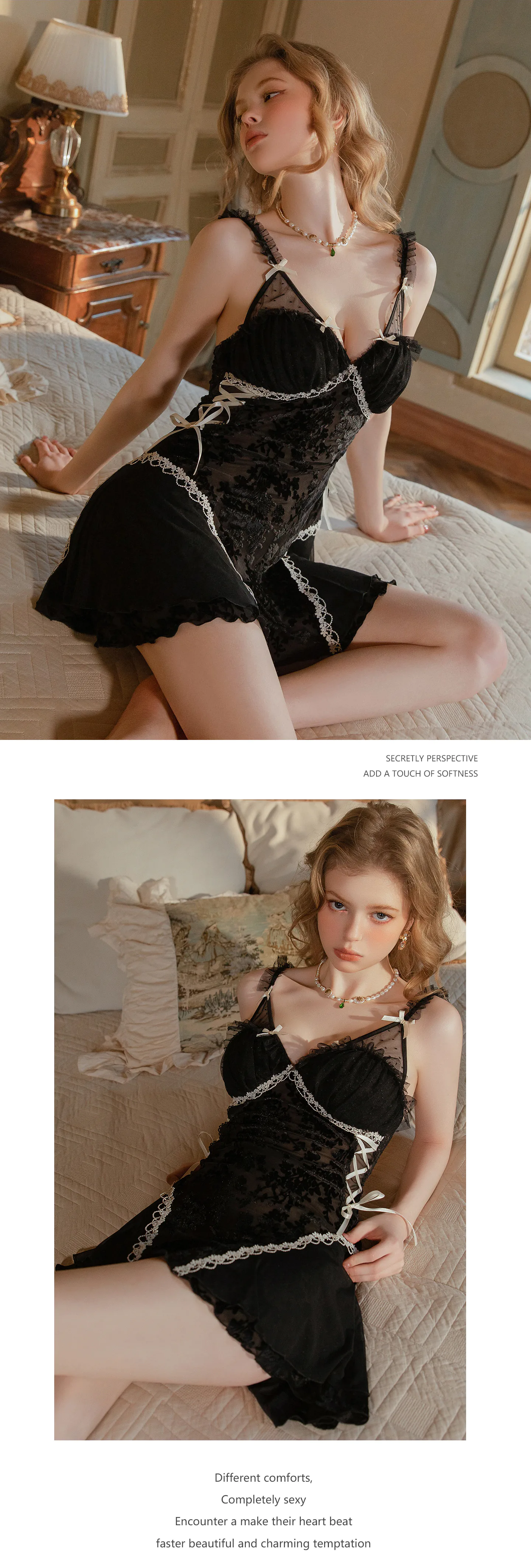 Sexy-Burnout-Sheer-Lace-Built-In-Padded-Floral-Mesh-Slip-Nightgown11