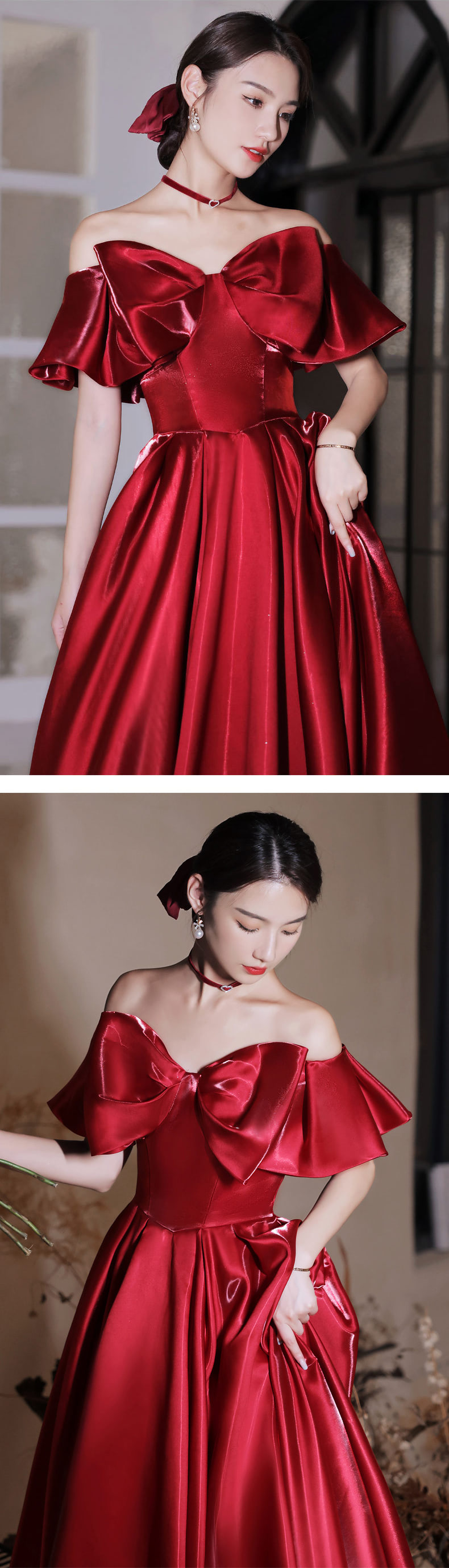 Sweet-Bowknot-Off-Shoulder-Red-Satin-Prom-Evening-Party-Long-Dress15.jpg