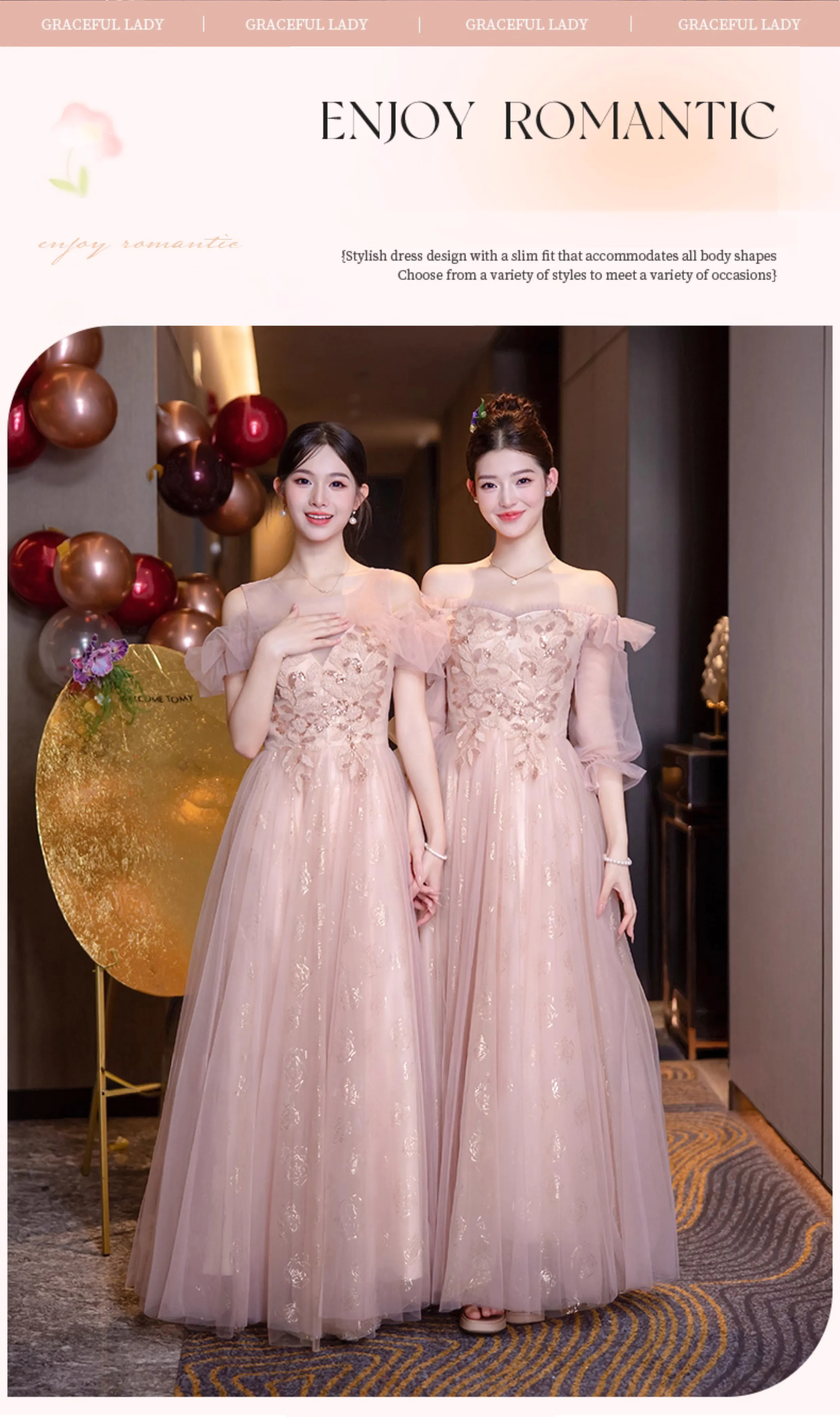 Sweet-Pink-Floral-Embroidery-Wedding-Guest-Party-Outfit-Bridesmaid-Dress08