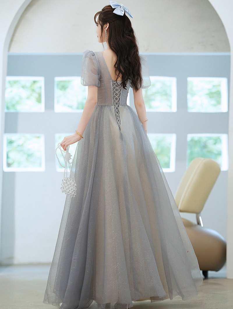 Trendy Light Gray Midi & Maxi Party Dress Formal Evening Gown06