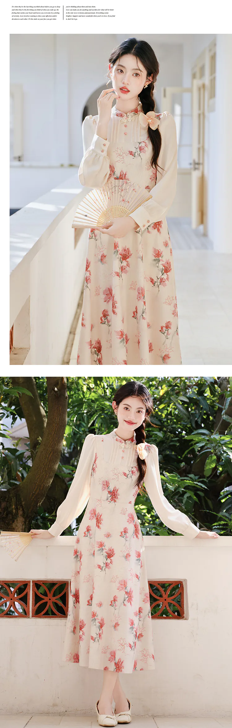 Vintage-Floral-Print-Stand-Collar-Long-Sleeve-Flowy-Beach-Casual-Dress10