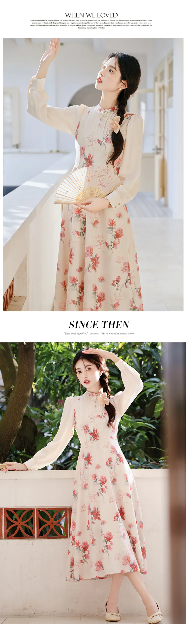 Vintage-Floral-Print-Stand-Collar-Long-Sleeve-Flowy-Beach-Casual-Dress11