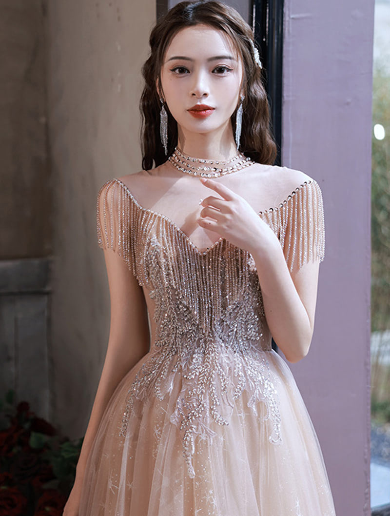 Women’s Fancy Ball Gown Long Evening Dress Formal Wear Plus Size01
