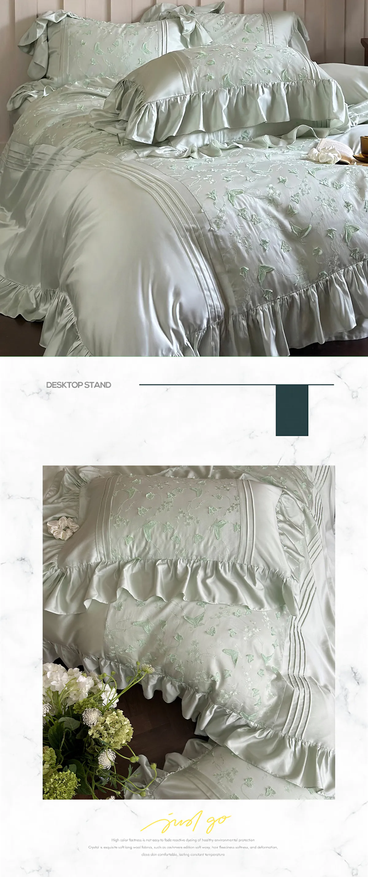 3D-Butterfly-Embroidery-Pleated-Ruffle-Edge-Tencel-Cotton-Bedding-Set24